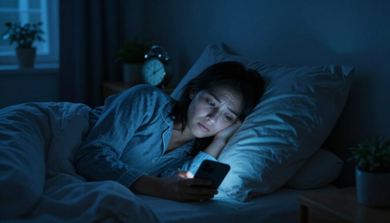impact of blue screens on sleep