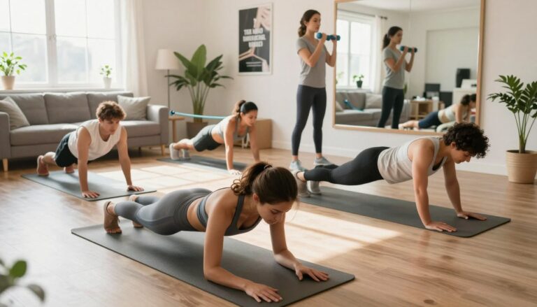 simple fitness training at home